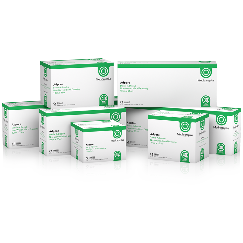Adpore – Sterile Absorbent Perforated Dressing with Adhesive Border