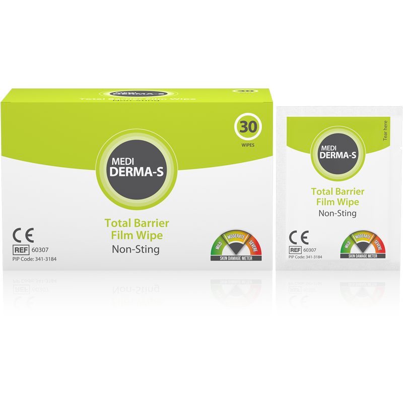 Medi Derma-S Total Barrier Film Wipes 30 Pack